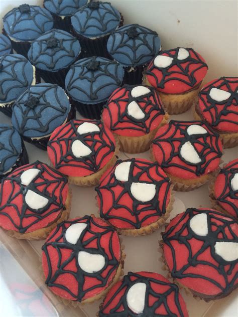 Spider Man Cupcakes Geburtstagskuchen Zum 80 Geburtstagskuchen Kuchen