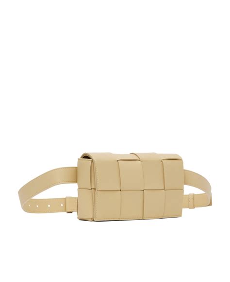 Bottega Veneta Mini Cassette Fanny Pack In Nude ModeSens