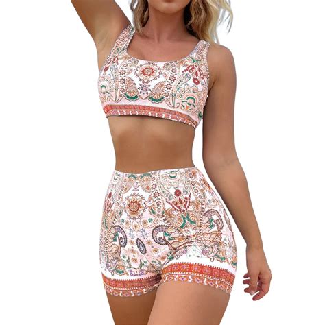 Push Up Bikini Women S And Beach Bathing Definitive Print Brazilian