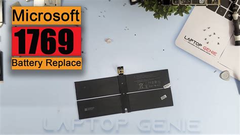 Microsoft Surface 1769 Battery Replacement Youtube