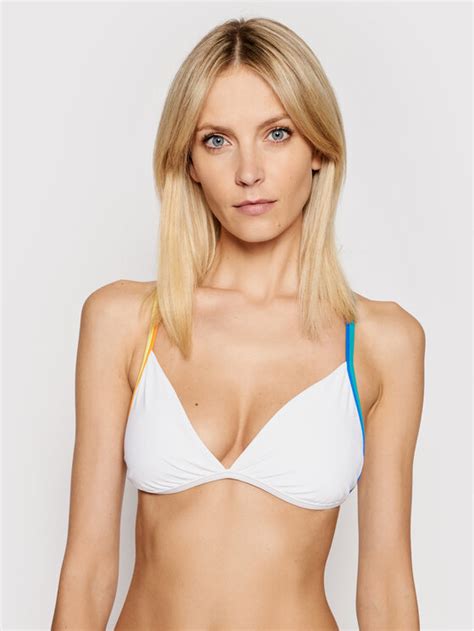 Polo Ralph Lauren Góra od bikini RL0JR87E Biały Modivo pl