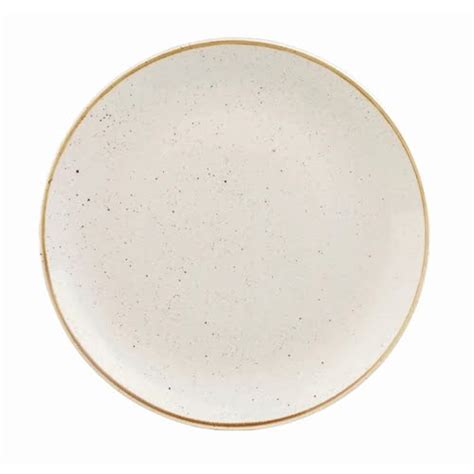 Churchill Stonecast Round Coupe Plate Barley White Mm Pack Of