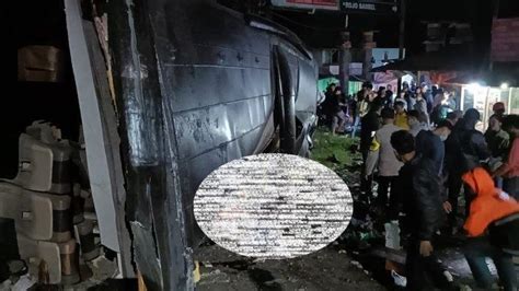 Daftar 17 Korban Luka Berat Kecelakaan Bus Putera Fajar Bawa Maut