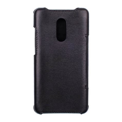Кожаный черный чехол-книжка Valenta для телефона Xiaomi Redmi Note 4 C6 ...