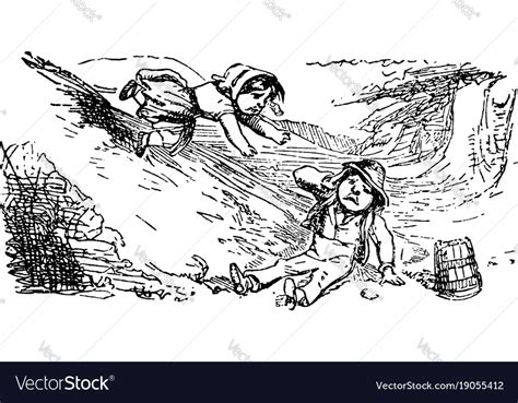 Jack And Jill Vintage Royalty Free Vector Image
