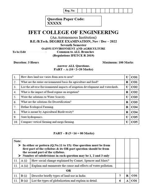 2.question Paper Template | PDF