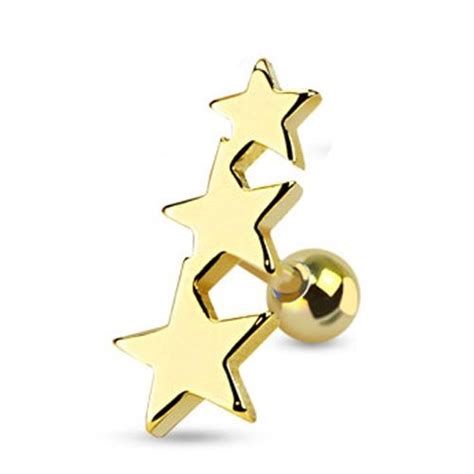 Helix Piercing Gold Plated Kopen Gratis Verzending Helix Piercing