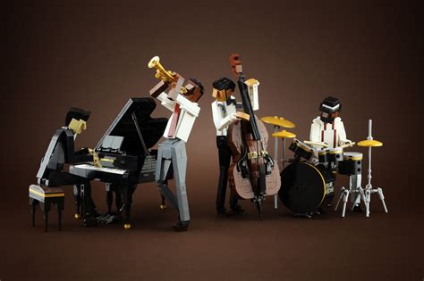 JAZZ QUARTET | Jazz quartet, Lego, Lego art