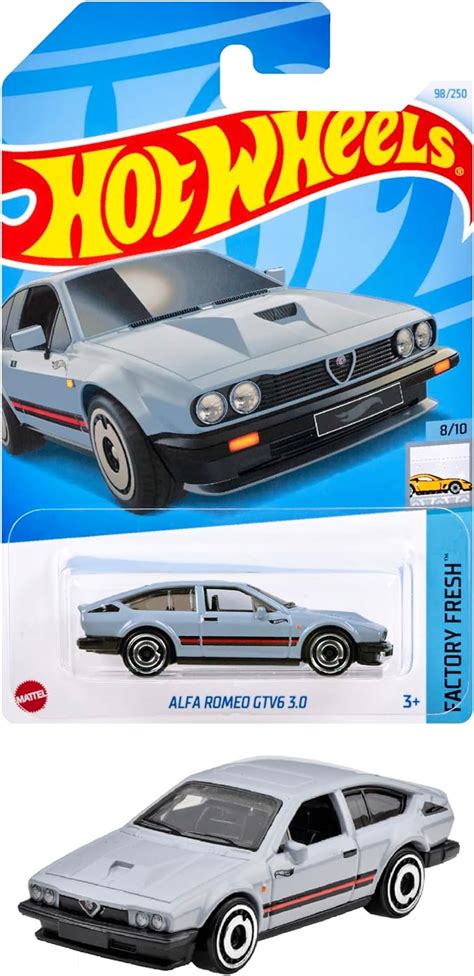 Amazon co jp ホットウィール Hot Wheels ベーシックカー アルファロメオ GTV6 3 0ミニカー 3才 HXP95 おもちゃ