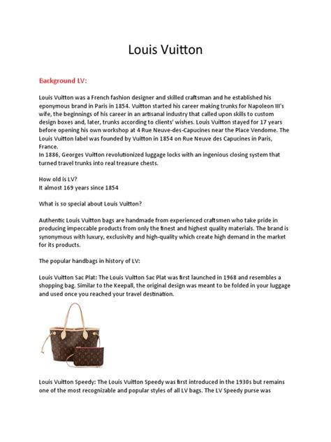 Louis Vuitton | PDF | Luxury Goods | Brand