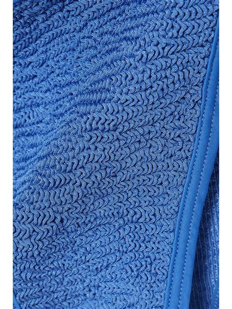 Hunza G Gina Metallic Seersucker Bikini Net A Porter