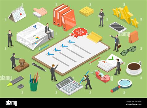 3d Isometric Flat Vector Conceptual Illustration Of Quality Management