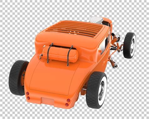 Hot Rod Sobre Fondo Transparente Representaci N D Ilustraci N Archivo Psd Premium