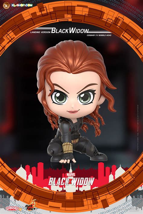 Hot Toys Cosb Black Widow Landing Version Cosbaby S Bobble Head
