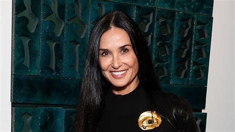 Demi Moore Flaunts Washboard Abs In Itty Bitty Black Bikini Reflects