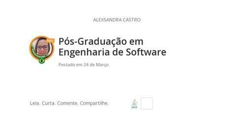 Pós Graduação em Engenharia de Software