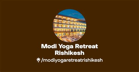 Modi Yoga Retreat Rishikesh Facebook Linktree