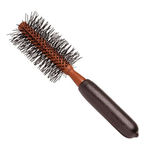 Long Blunt End Round Nylon Bristle Brush