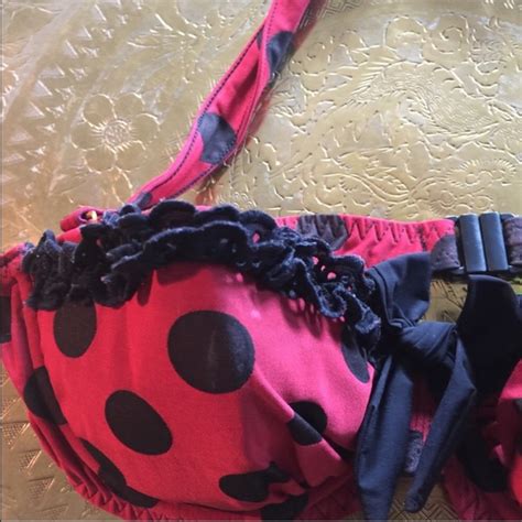 Agent Provocateur Swim Agent Provocateur Red Black Polka Dot Bikini