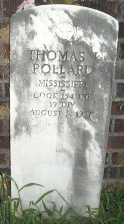 Thomas L Pollard Find A Grave Memorial