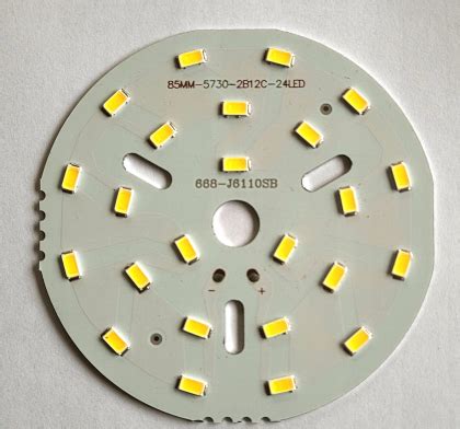 Светодиодная матрица 12W SMD5730-24 светодиодов. 1200лм. 4000K белый 33 ...