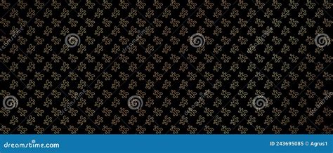 Illustration Of Vector Background With Gold Colored Pattern Stock