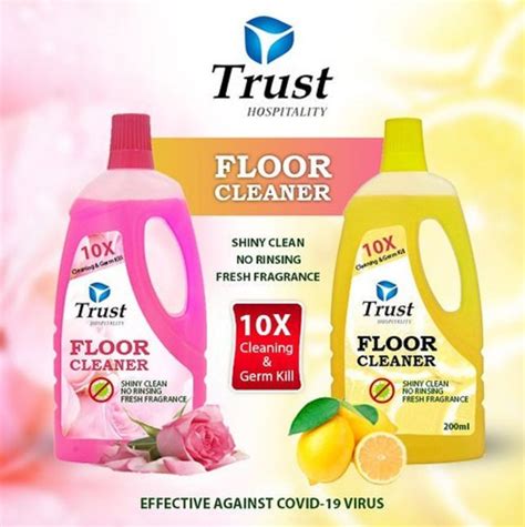 Trust Hospitality Perfumed Liquid Floor Cleaner Packaging Size 1 L At