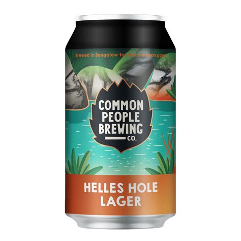 Helles Hole Lager 375ml Can Common People Brewing