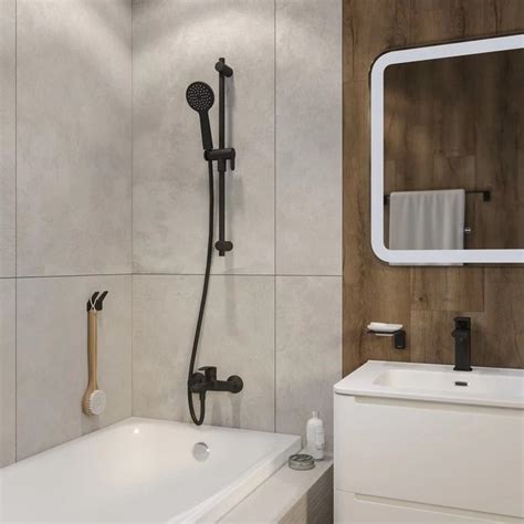 Душевой шланг IDDIS Optima Home OPH12BLi19 120 см, черный матовый ...