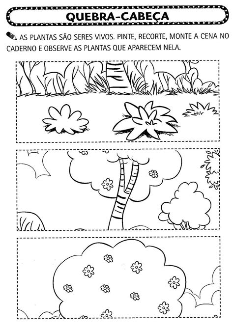 Atividades Lúdicas Sobre Plantas Educação Infantil