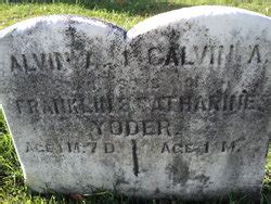 Alvin Yoder Memorial Find A Grave