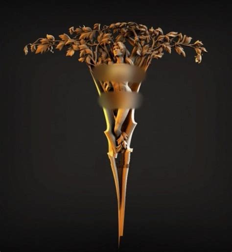 D Model D Stl Naked Woman Decor For Room Stl For Priting D Printer And Printing Machine