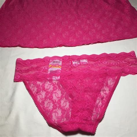 Intimates Sleepwear Intimate Bikini Sleepwear Pink Lace Poshmark