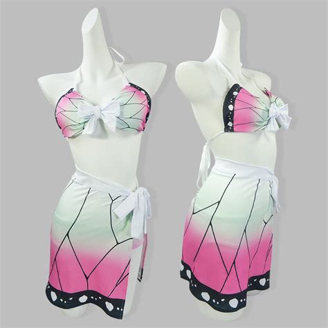 Demon Slayer Bikini Swimsuit Anime Bathing Suit Women S Bikini Sets Swimsuit Summer Beach Sexy