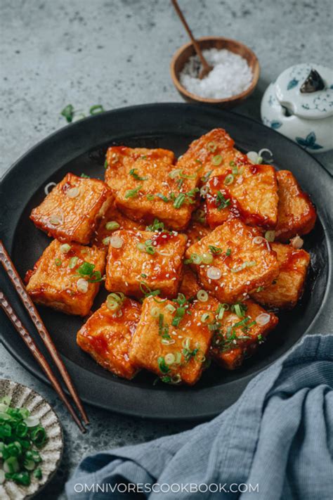 Pan Fried Tofu 脆皮豆腐 Omnivores Cookbook