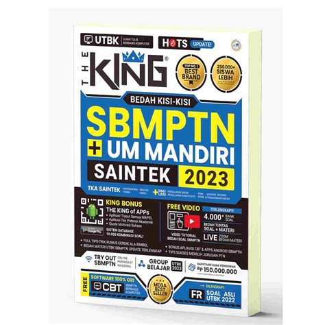 Jual The King Bedah Kisi Kisi Sbmptn Um Mandiri Saintek Fr Soal