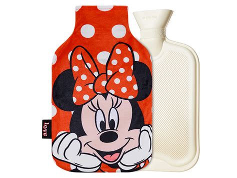 Disney Stitch Hot Water Bottle With Fleece Cover 1 7 Or 2 Litre Capacity Rubber Hot Water Bag