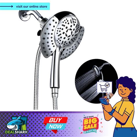 Grich Dual Shower Head With Handheld In High Pressure Handheld