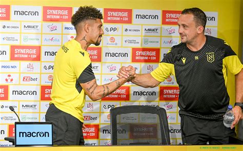 Fc Nantes Conf Rence De Presse Douglas Augusto Et Marquinhos Vus