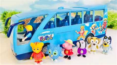 Playmobil Fun Park Blue Bus Ride Farm Animals Daniel Tigers