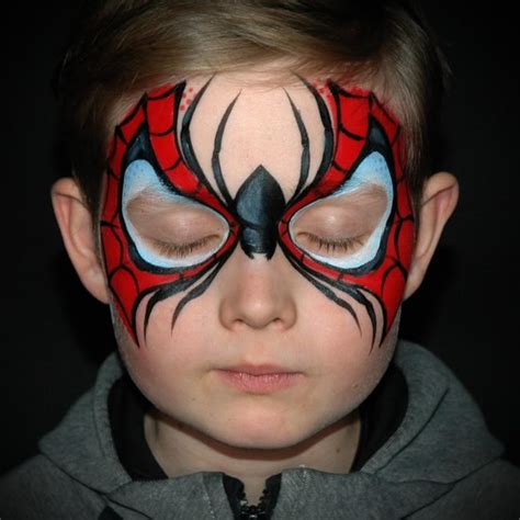 Spider Man Face Paint