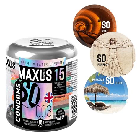 MAXUS So 003 15 шт, сверхтонкие презервативы - купить в презервативной ...