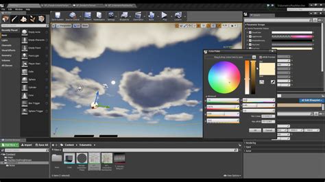 Ue4 Clouds By Volumetric Ray Marcher Youtube