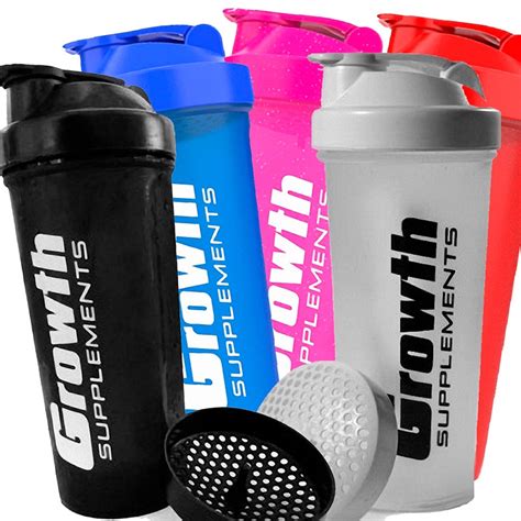 Coqueteleira Growth Supplements Diversas Cores 600ml Shopee Brasil