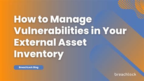 How To Manage Vulnerabilities In Your External Asset Inventory Breachlock