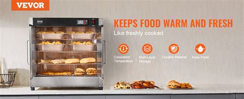 Vevor Hot Box Food Warmer Tier Concession Warming Cabinet With Water Tray Vevor Eu
