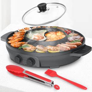 Enfrifam W Electric In Hot Pot And Grill Suitable For