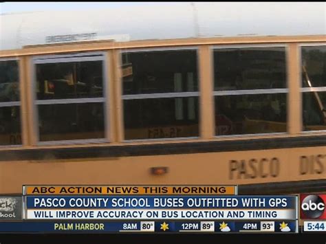 Pasco School Buses Add Gps Tracking