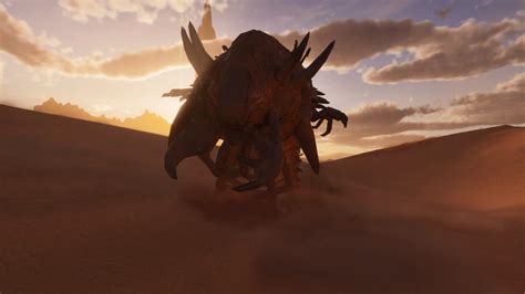 Ark Survival Ascended How To Get Deathworm Horn In Scorched Earth
