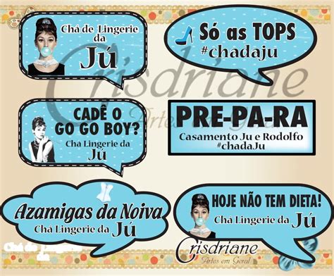 Plaquinhas Divertidas Ch De Lingerie Elo Produtos Especiais